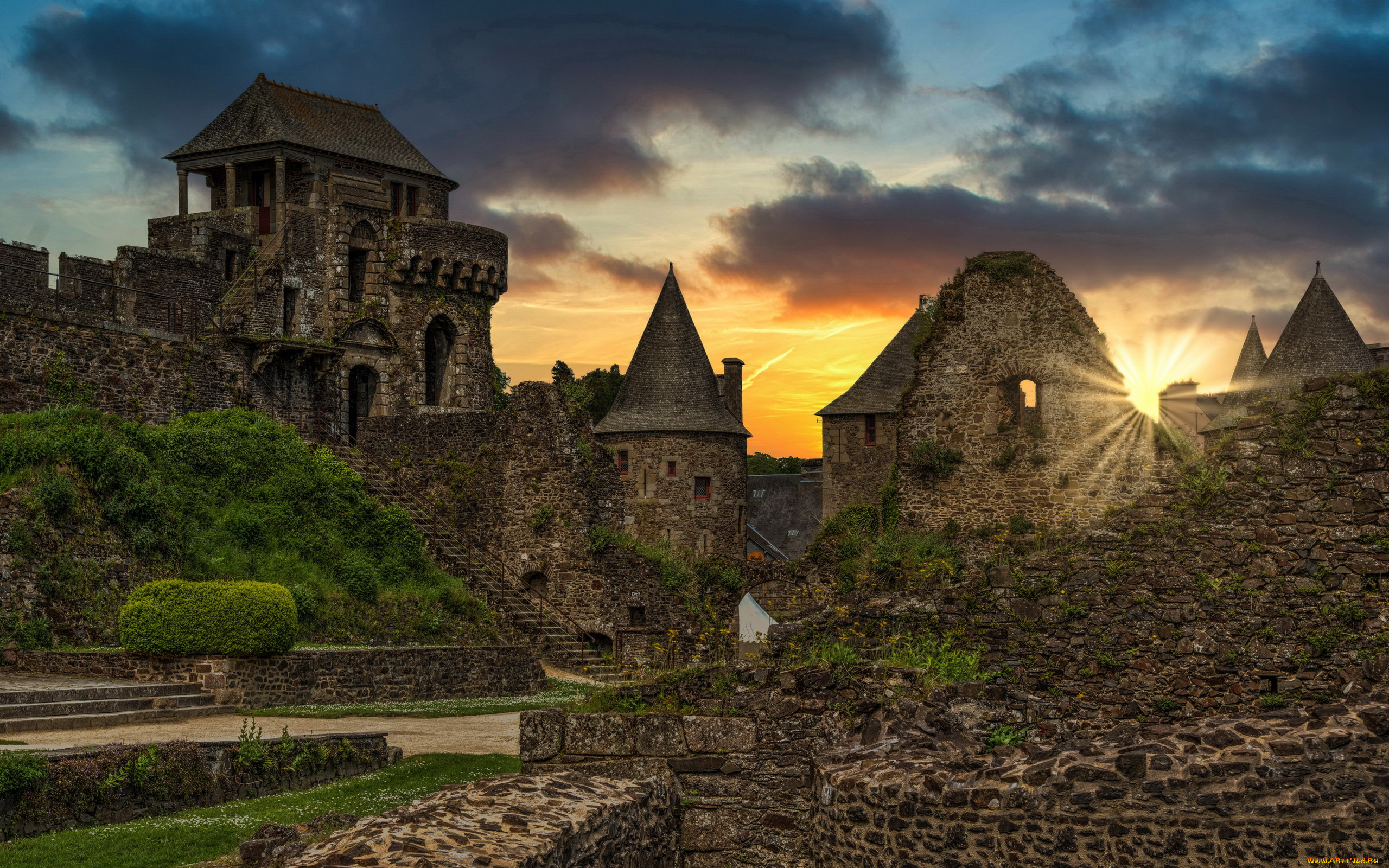 chateau de fougeres, brittany, france, ,  , chateau, de, fougeres